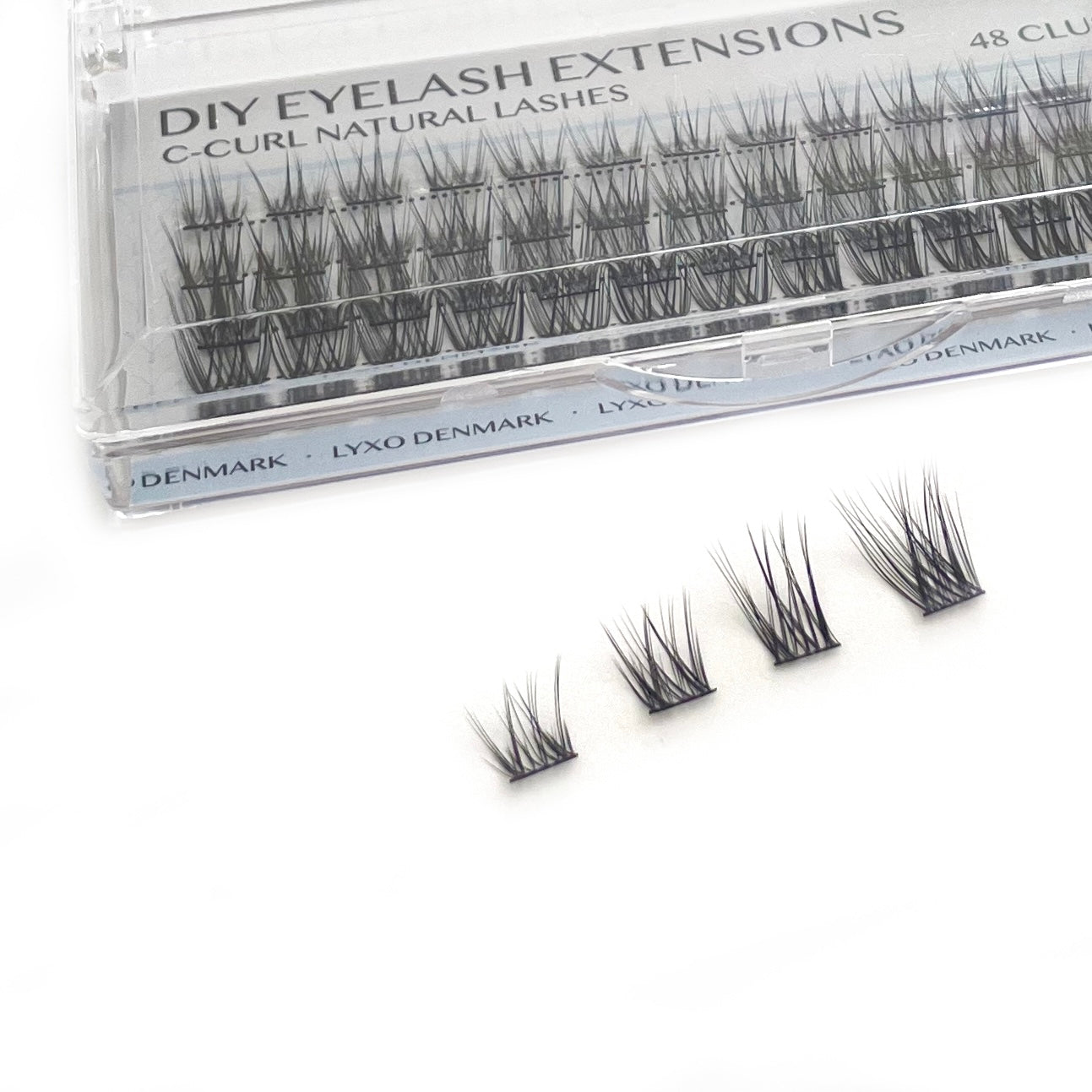 Natural C-curl Clusters/Lashes