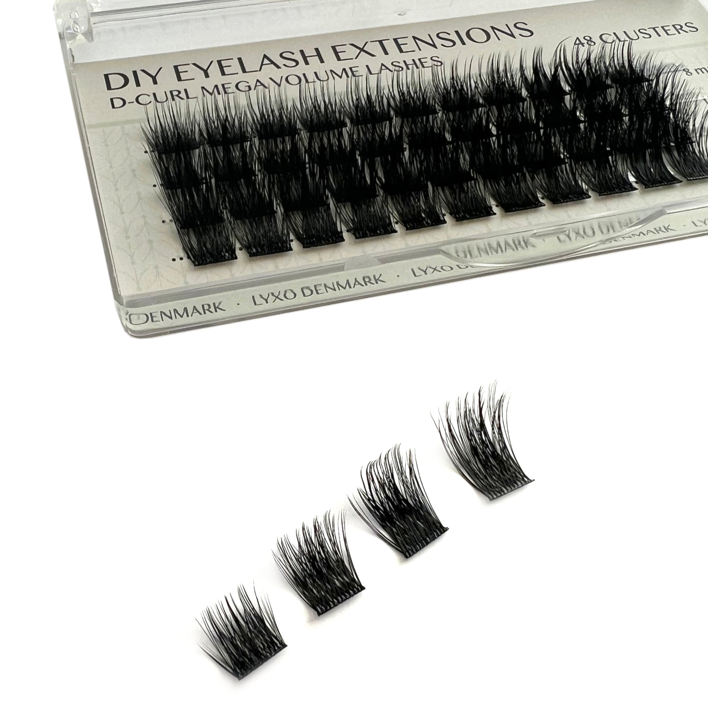 Mega Volume D-curl Clusters/Lashes