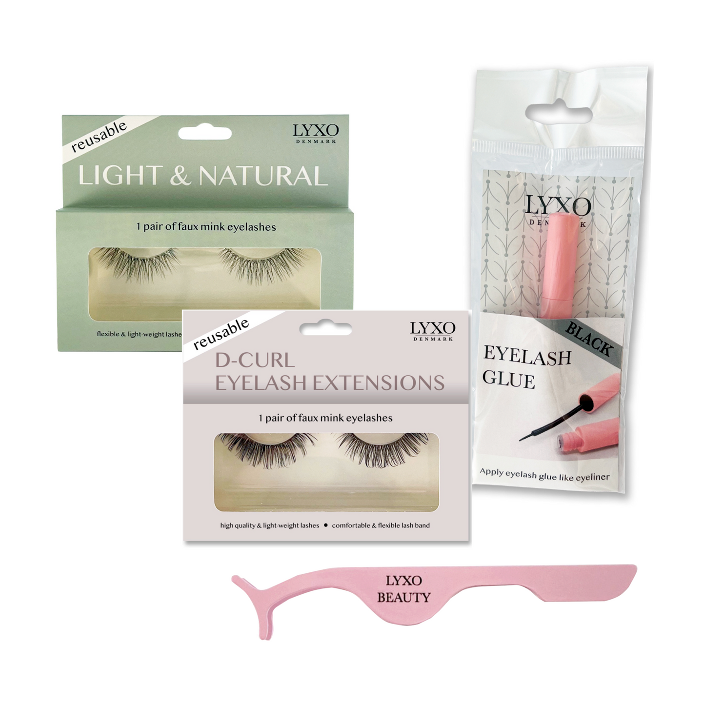 Strip lashes PRØVEPAKKE no. 2