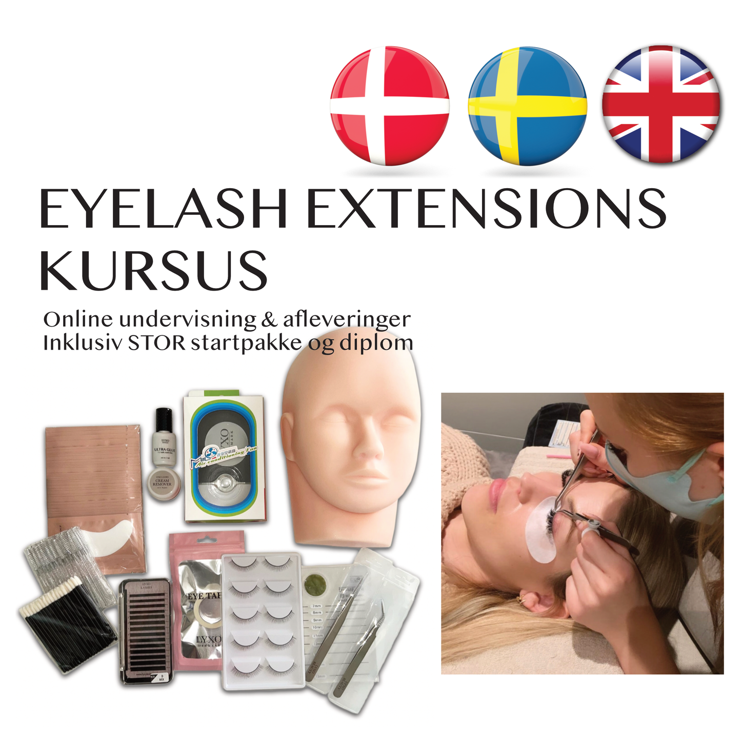 Eyelash Extensions Course (ONLINE)