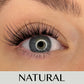 Natural C-curl Clusters/Lashes