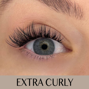 Extra lockiga D-curl kluster/fransar