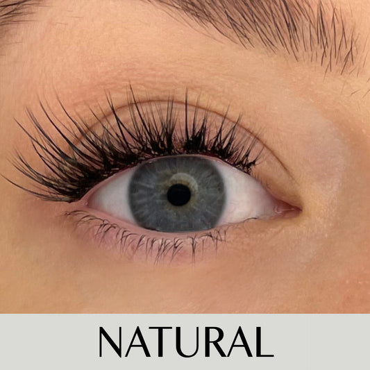 Natural C-curl Clusters/Lashes