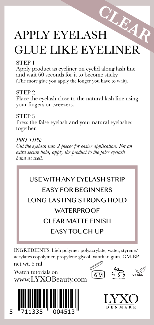 False Eyelash Glue - øjenvippe lim